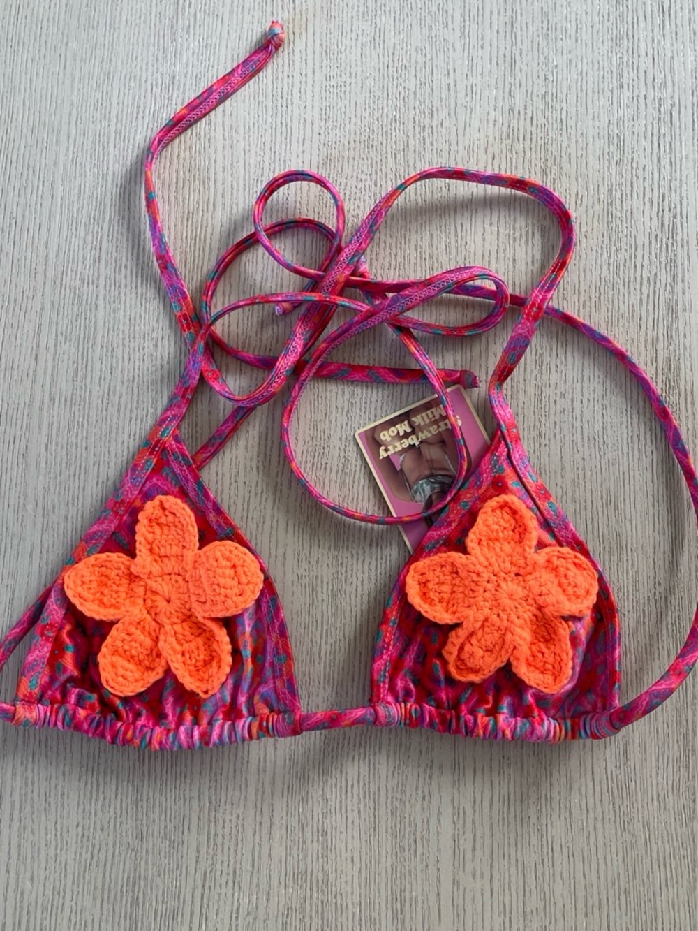 Strawberry milk mob bikini set size S